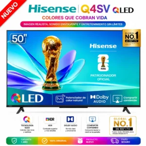 Televisor 50'' QLED Hisense FHD VIDAA 50Q4SV 2025