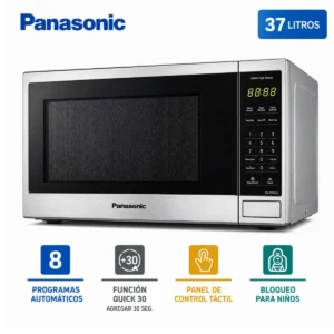 Horno Microondas Panasonic NN-SB646SRPK Gris 37L