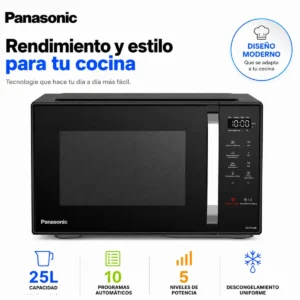Microondas Panasonic NN-ST34QBRPK Negro 25L