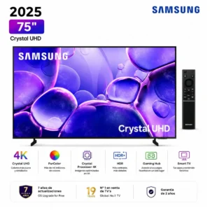 Televisor Samsung Smart TV 75"Crystal UHD 4K UN75U8000FGXPE 2025