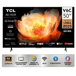 Televisor TCL 50 UHD 4K 50V6C Google TV