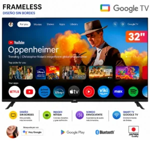 Televisor Jvc Led 32 LT-32KM148 HD Google Tv Os