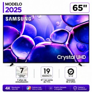 Televisor Samsung 65” Crystal 4K UN65U8000F 2025