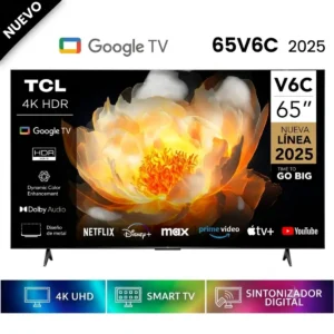Televisor TCL 65 LED 4K 65V6C Google TV 2025